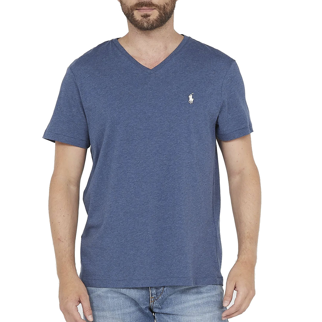 Tshirt C/Slim-DERBY BLUE HEATHER