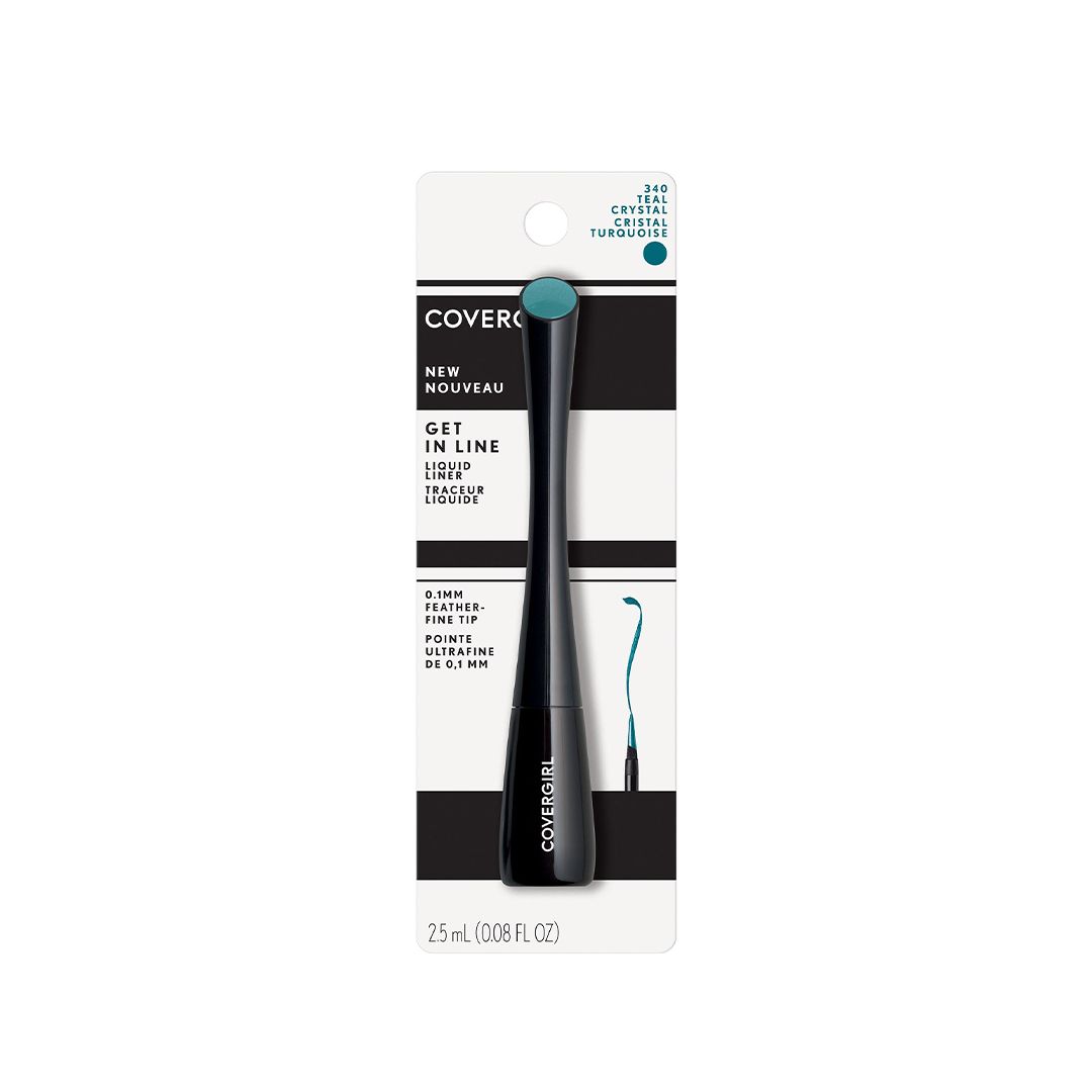 GET IN LINE LIQUID EYELINER TEAL CRYSTAL