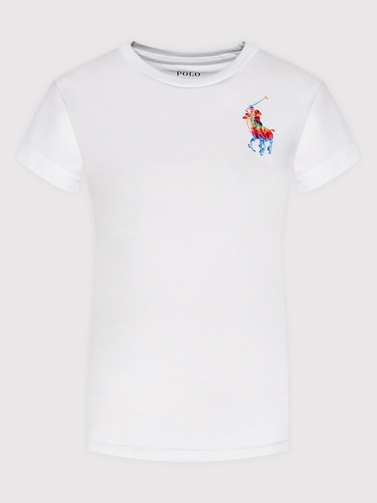 T-SHIRT C/R BOY -WHITE