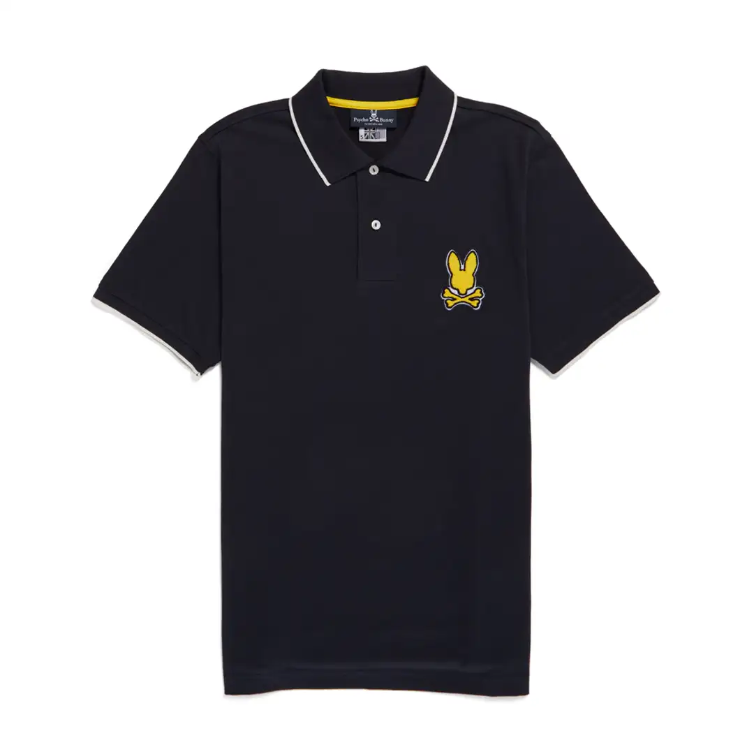REMERA C/POLO CABALLERO-NAVY