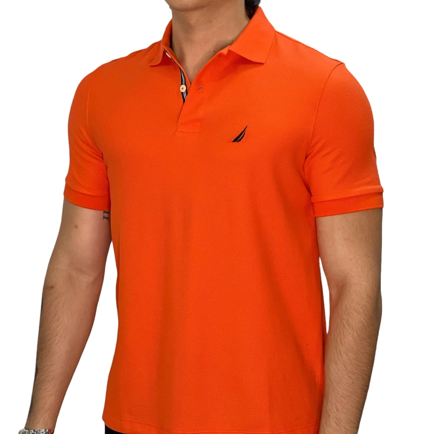 REMERA C/POLO CAB.-TROPIC ORANGE