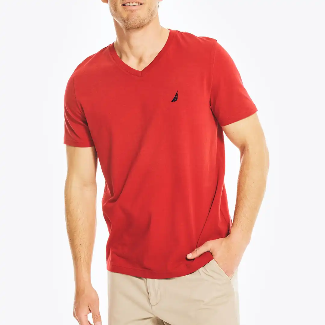 T-SHIRT M/C DE HOMBRE NAUTICA RED