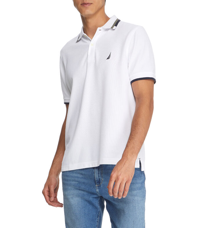 REMERA C/POLO CAB.-BRIGHT WHITE