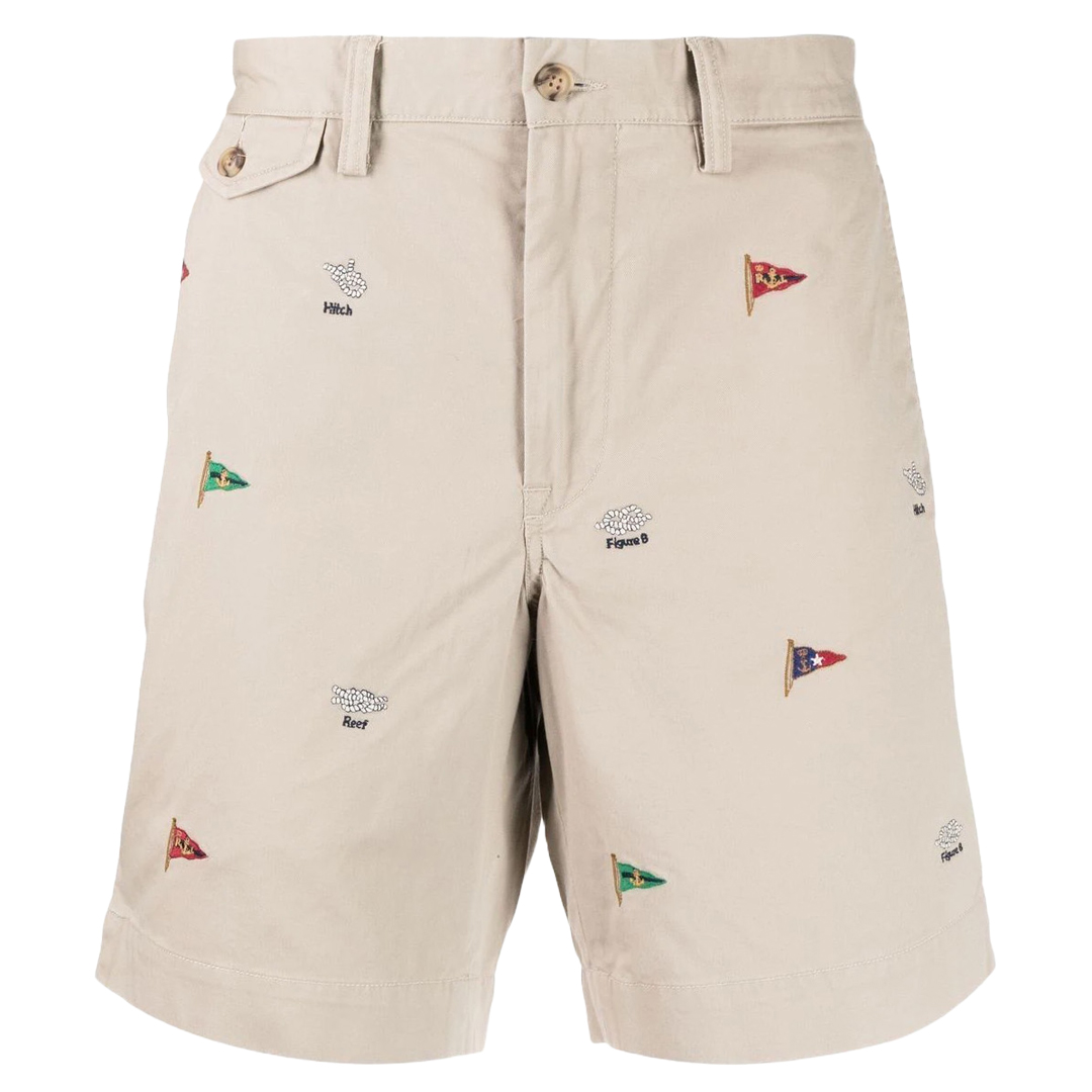 BERMUDA CAB.-KHAKI TAN W/ SHIP