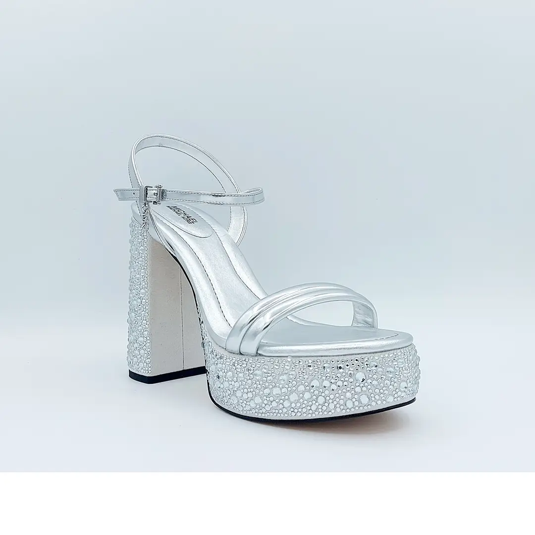 CALZ. DAMA -LACI PLATFORM SANDAL-SILVER