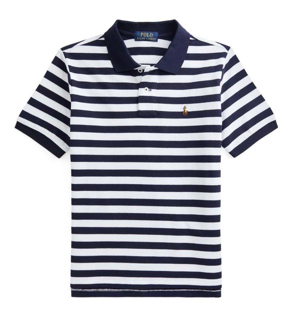 REMERA C/POLO BOYS-FRENCH NAVY/WHITE