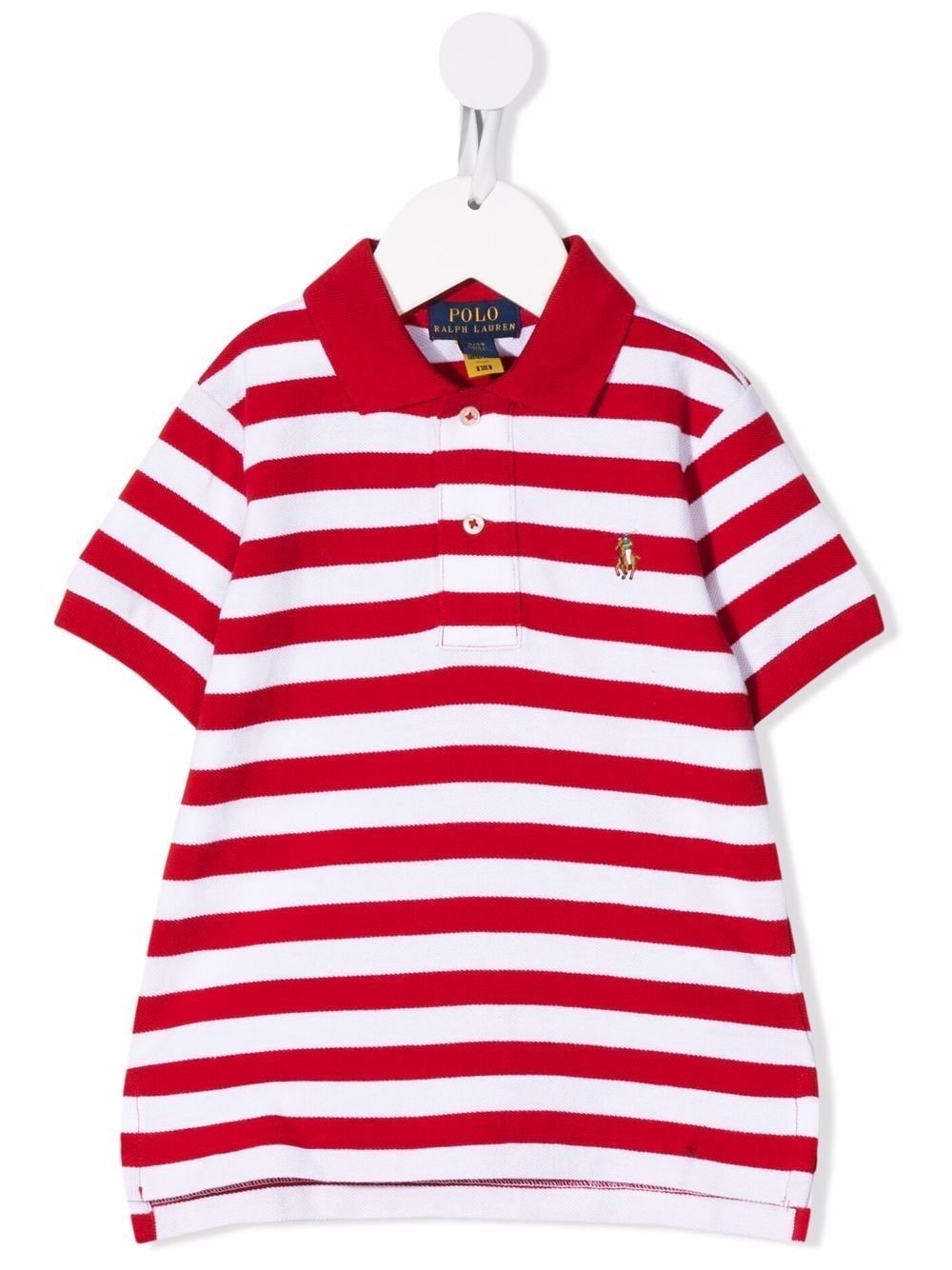 REMERA C/POLO TOD.BOYS-RL 2000 RED/WHITE-2/2T