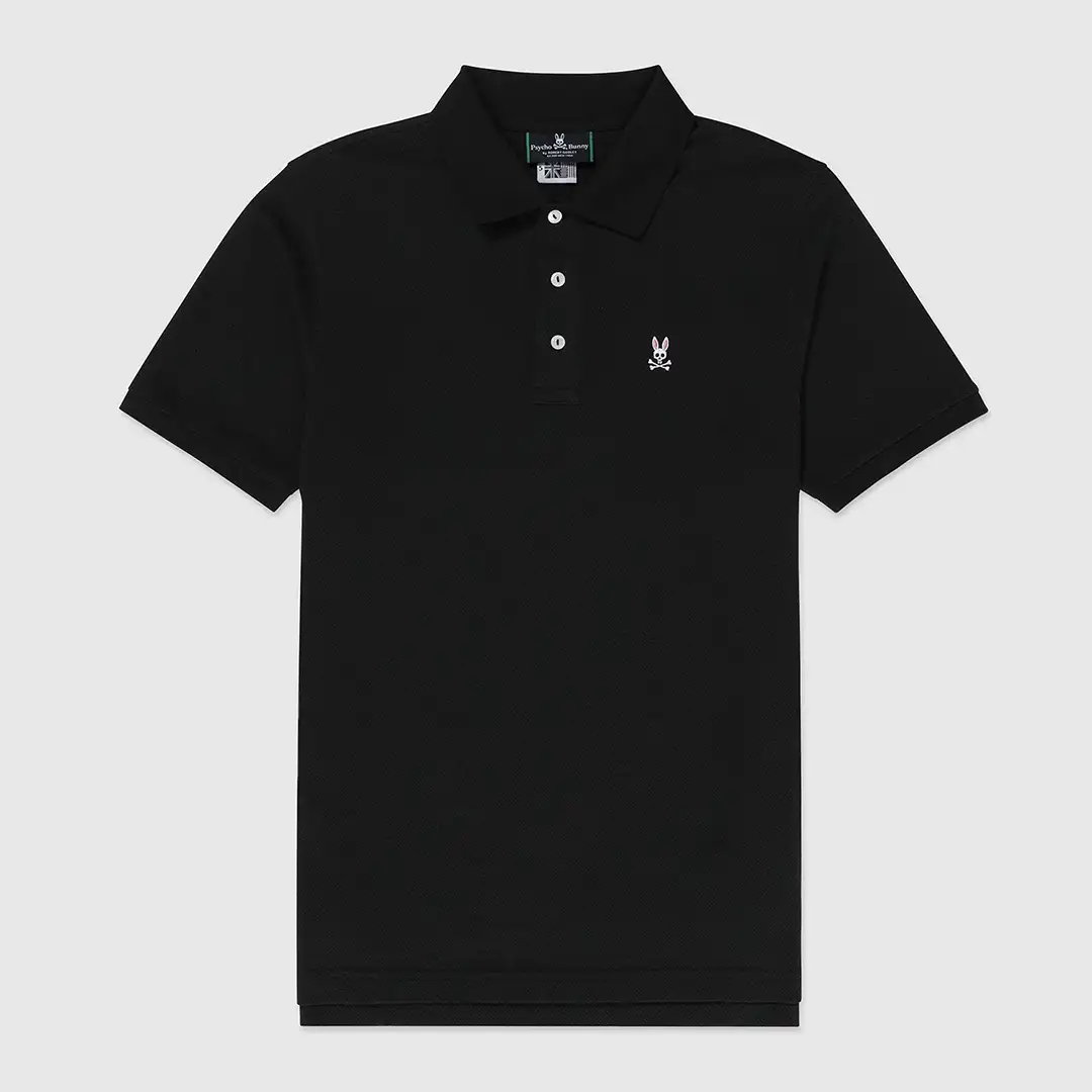REMERA C/POLO CABALLERO-BLACK