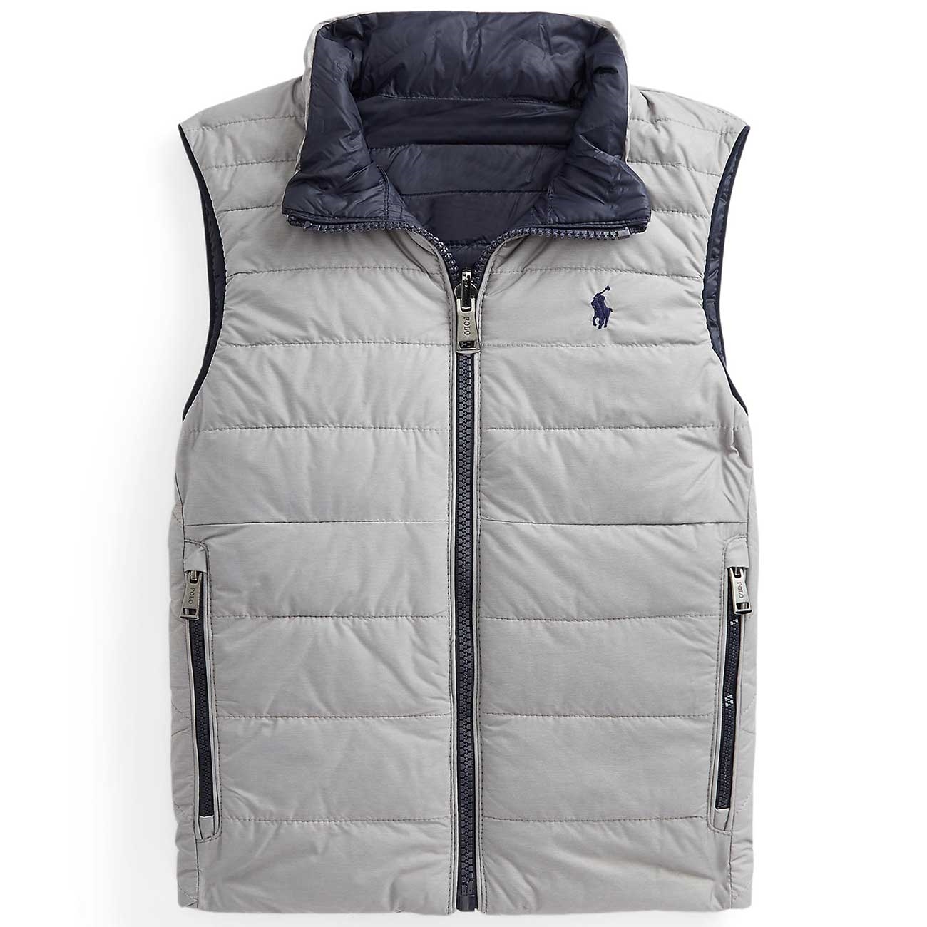 CHALECO BOY -LT GREY HEATHER/COLLECTION