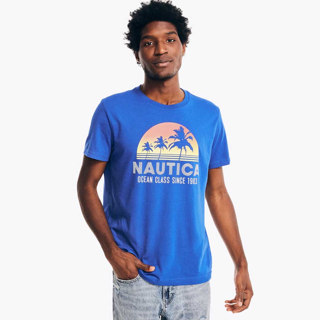 T-SHIRT FASHION CAB. BRIGHT COBALT