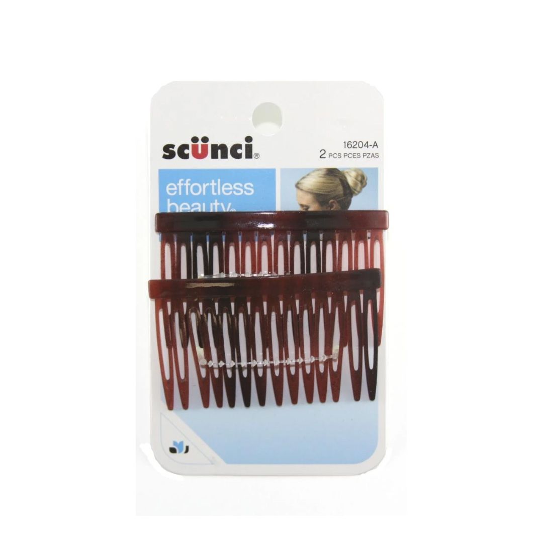 PEINETAS SENCILLA SCUNCI, EMPAQUE DE 2.