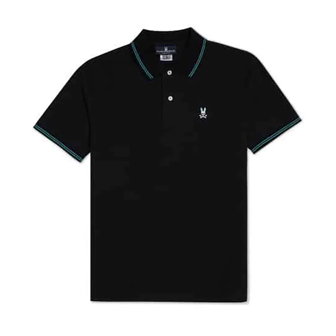 REMERA C/POLO CABALLERO-BLACK