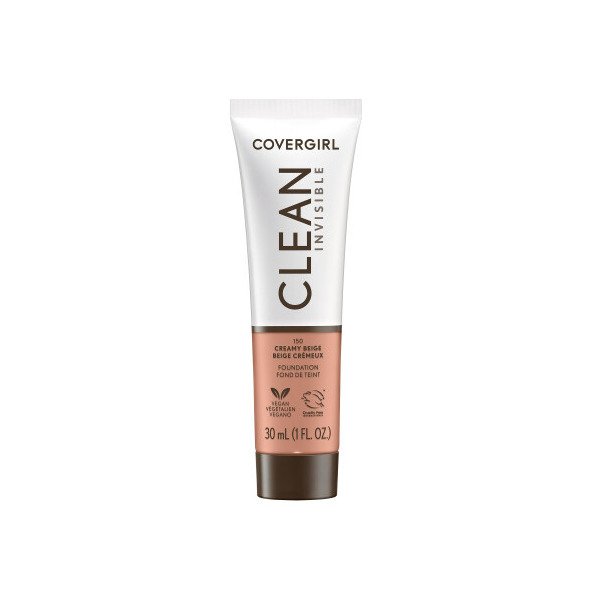 CLEAN INVISIBLE FOUNDATION, CREAMY BEIGE