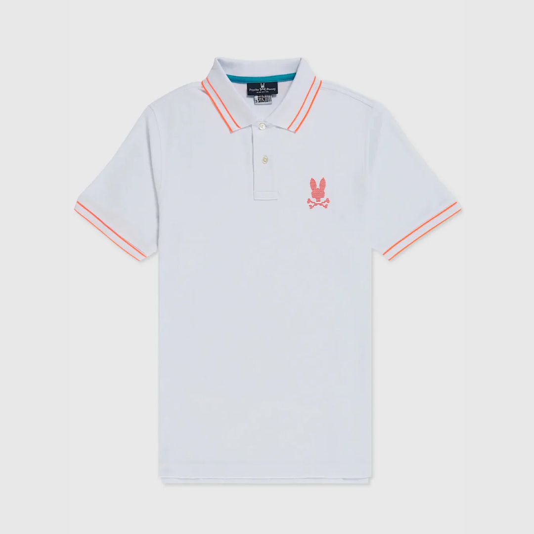REMERA C/POLO CABALLERO-WHITE