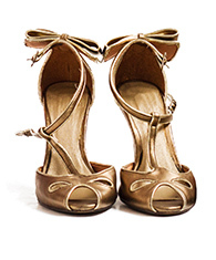 CALZ. DAMA MK PLATE FLATS (CHATITAS)-VANILLA-8 - 8