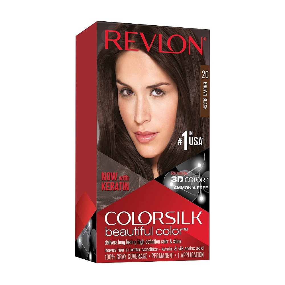HAIR COLORSILK BROWN/BLACK - 2 N - ( 7798-20 )