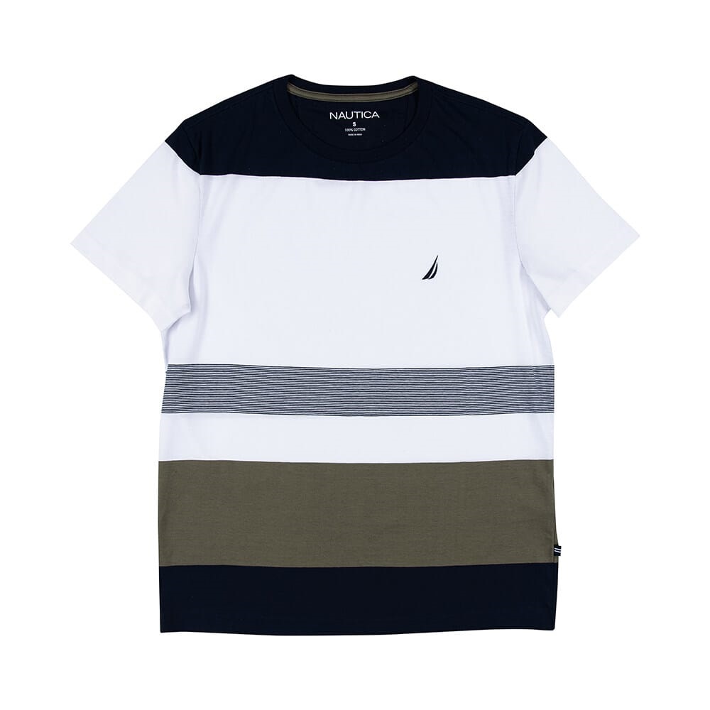 REMERAS MANGAS CORTAS HOMBRE AZUL COMBINADO