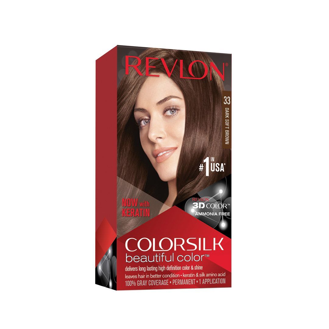 HAIR COLORSILK DARK SOFT BROWN