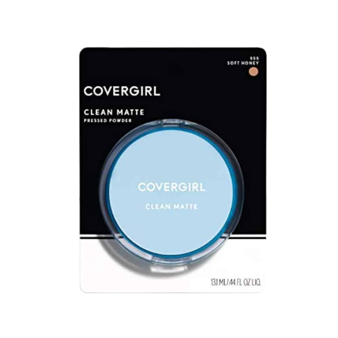CLEAN MATTE PRESSED POWDER, SOFT HONEY