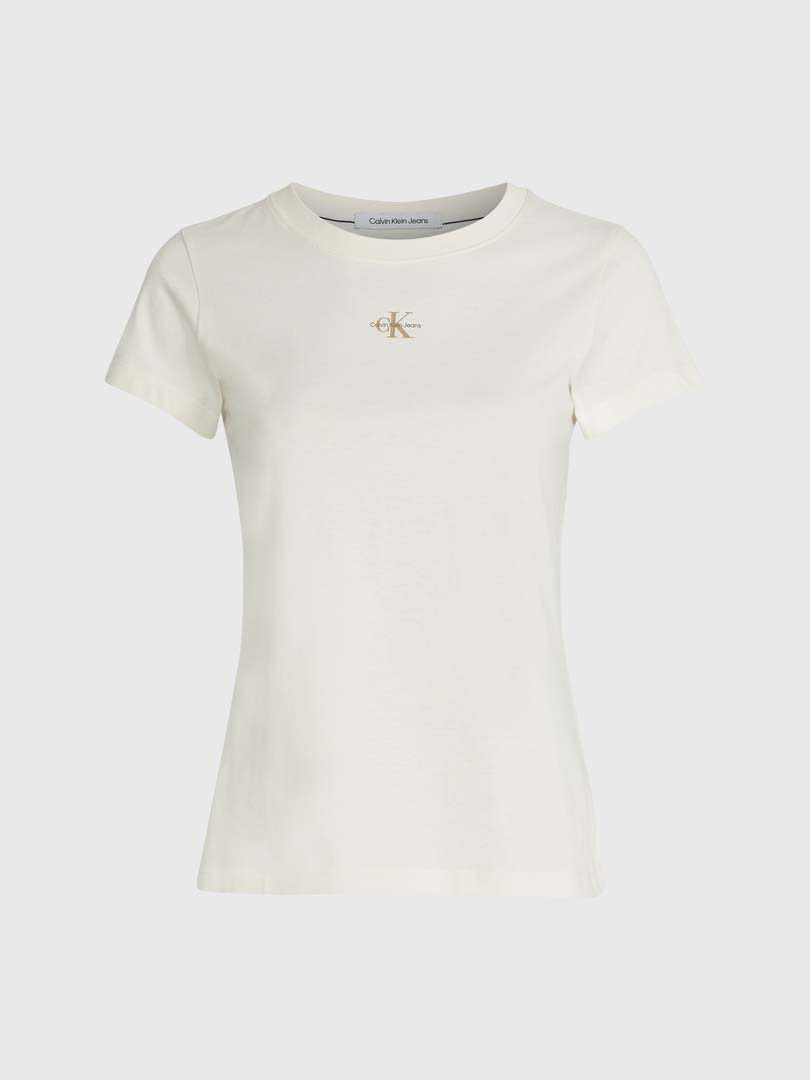 T-SHIRT DAMA M/C-IVORY