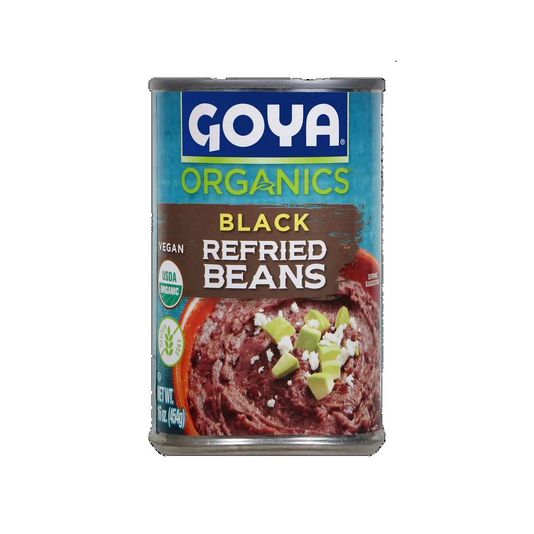 FRIJOLES NEGROS REFRITOS ORGÁNICOS 16 OZ
