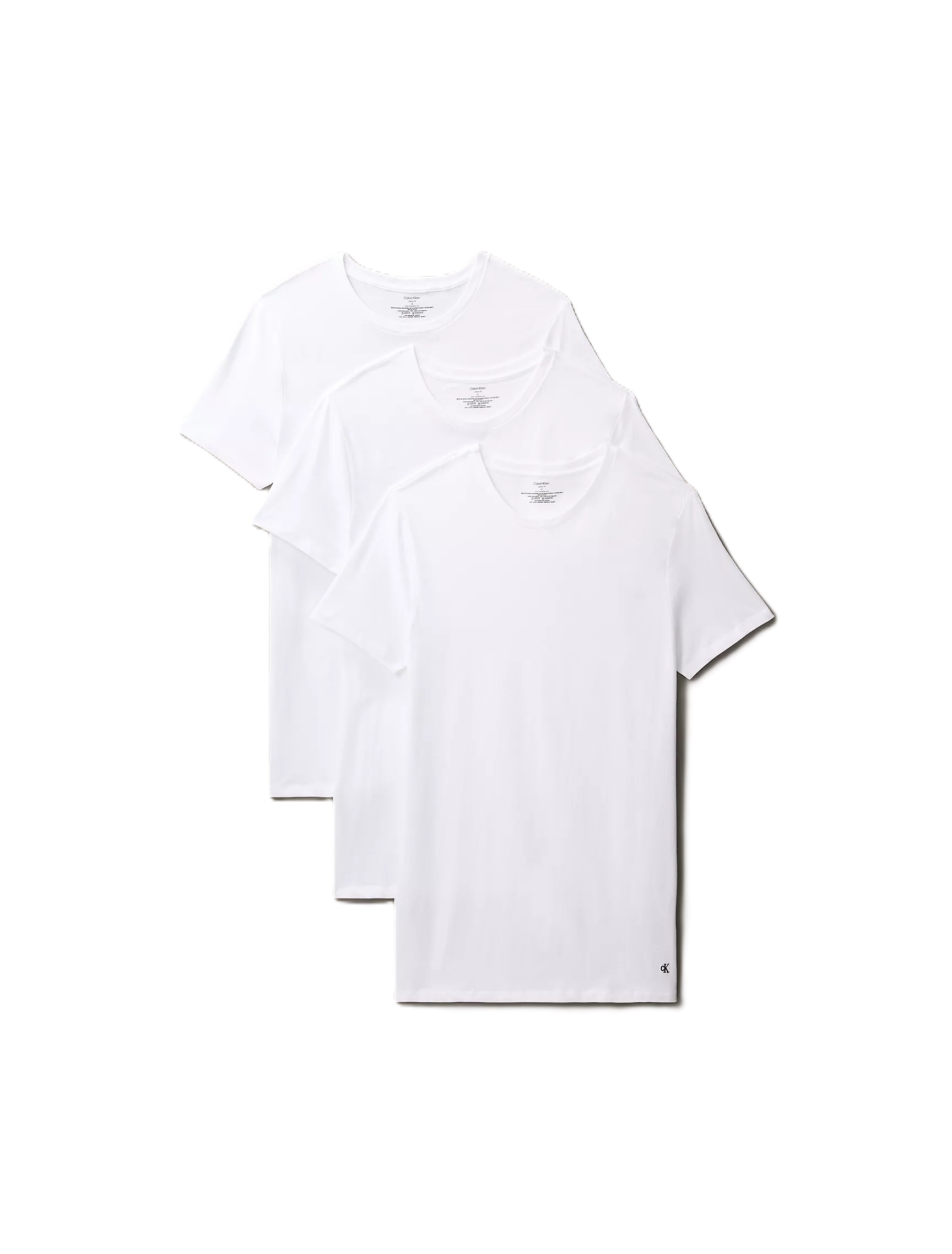 T-SHIRT UNDW CAB. C/R PQX3-WHITE/WHITE/WHITE