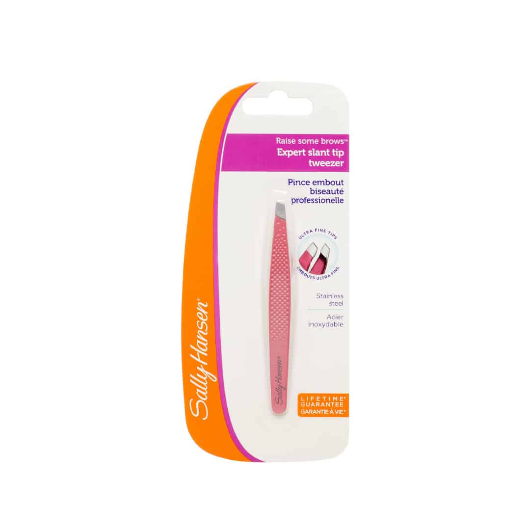 SLANT TIP TWEEZER WITH PLATFORM