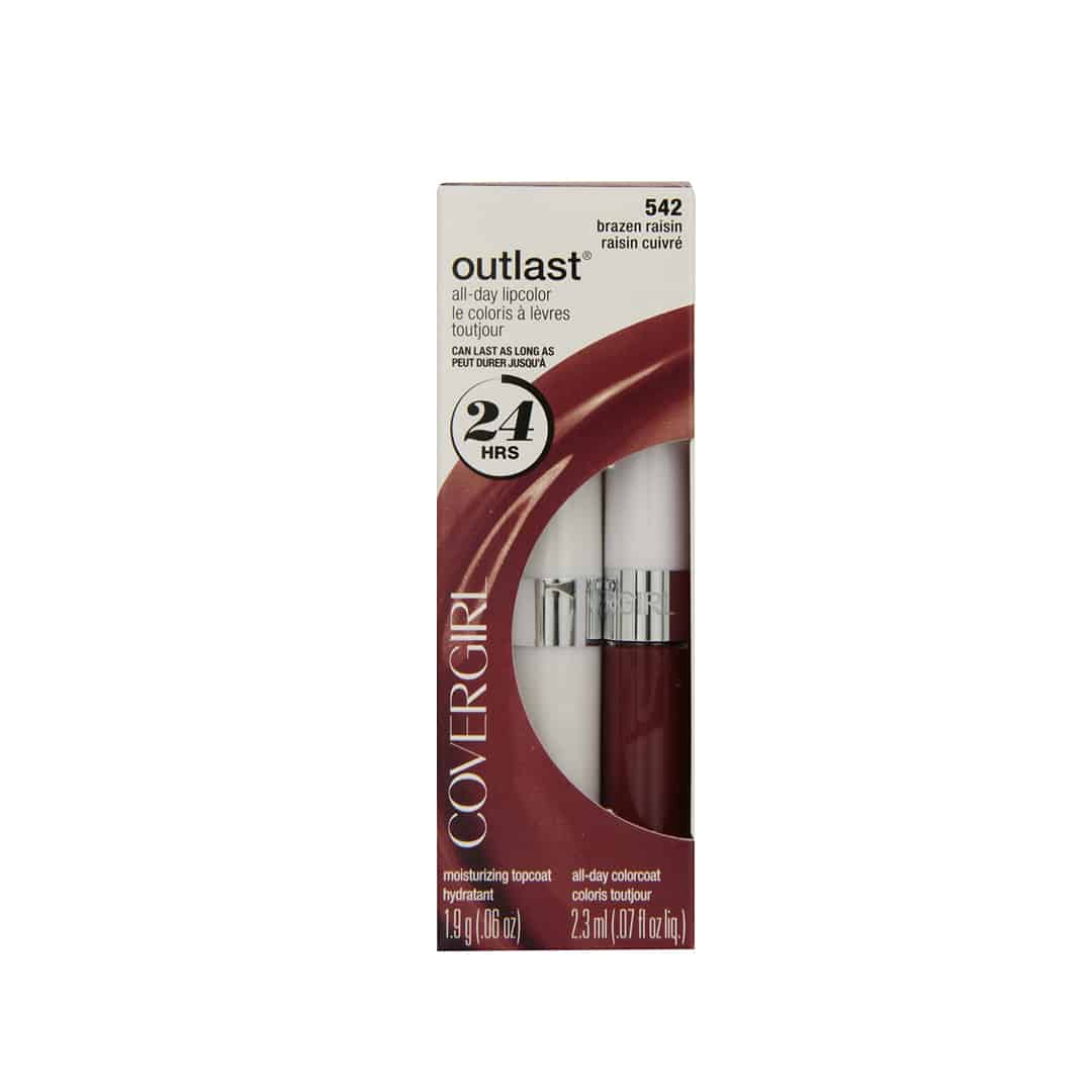 OUTLAST LIP WAND COLOR, BRAZEN RAISIN