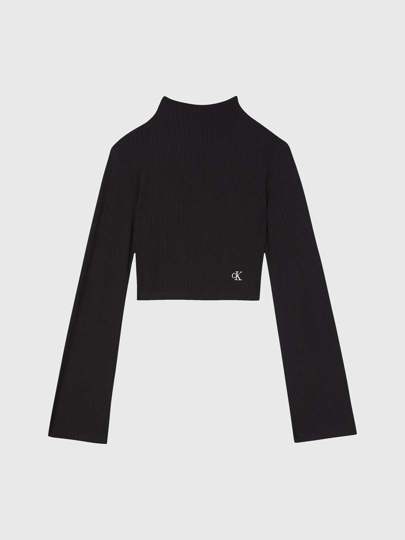 T-SHIRT DAMA M/L-CK BLACK