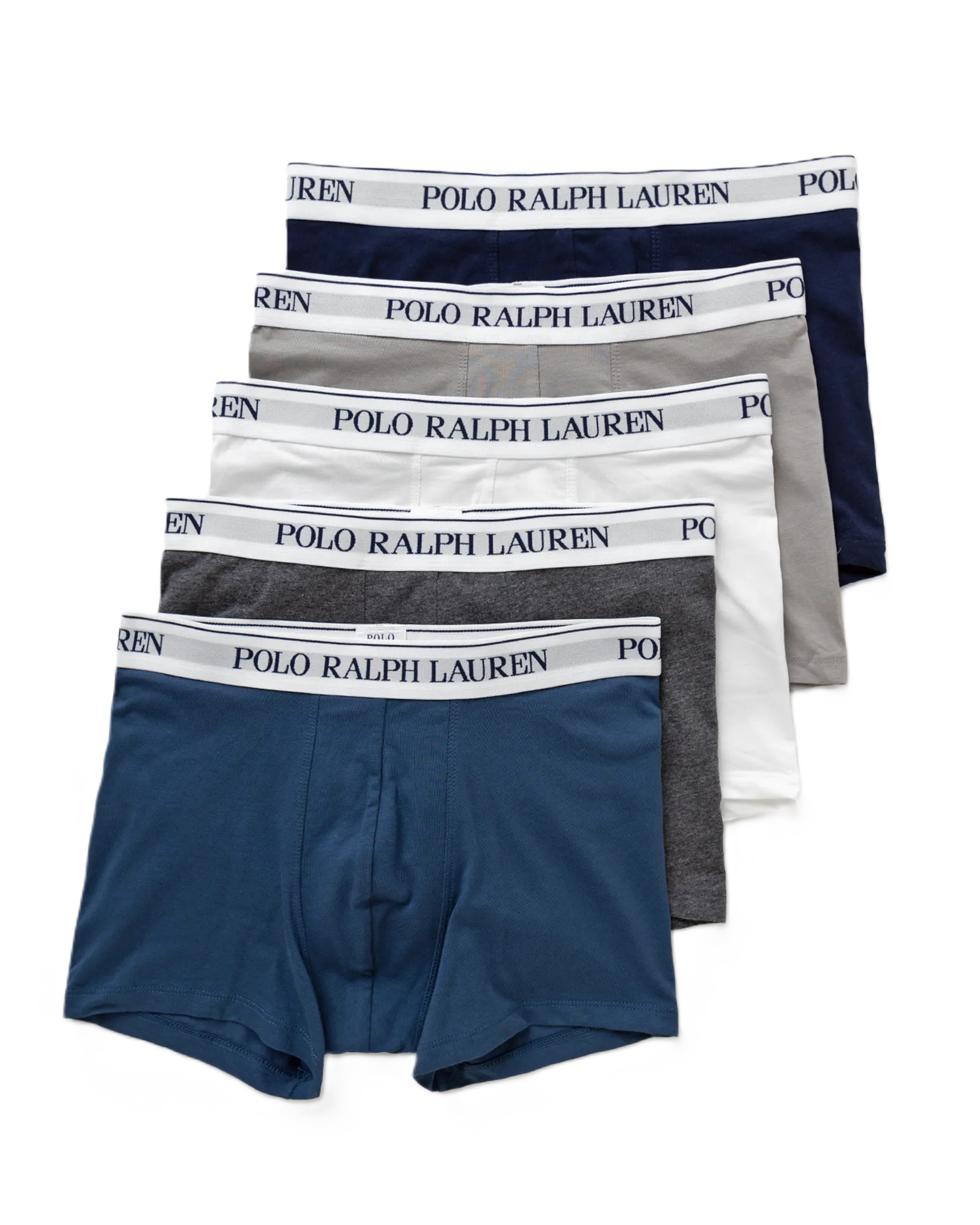 BOXER -TRUNK-5PK GRY FOG/BLU/WHT/NVY/CHCL