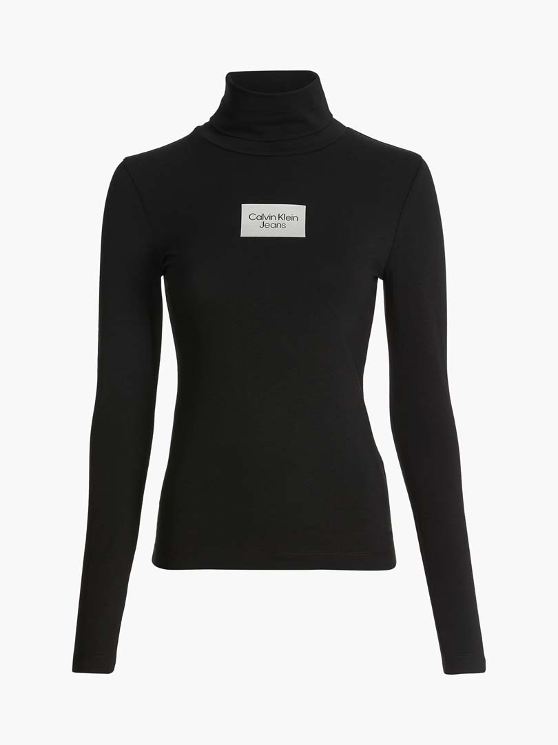 T-SHIRT DAMA M/L-CK BLACK