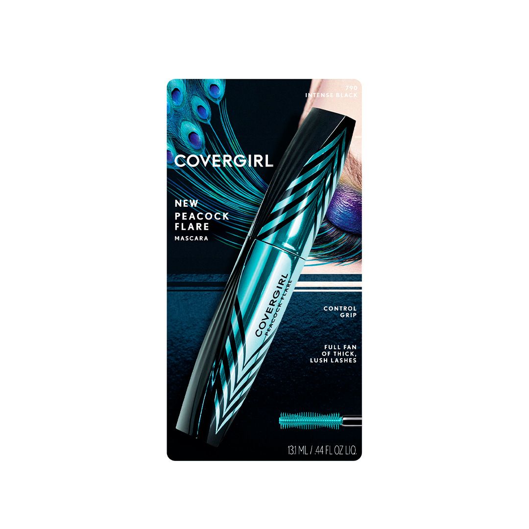 PEACOCK FLARE MASCARA, INTENSE BLACK