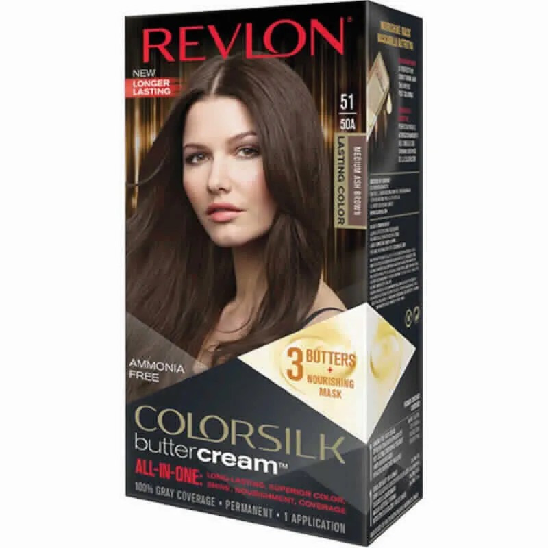 HAIR COLORSILK LIGHT BROWN - 5 N