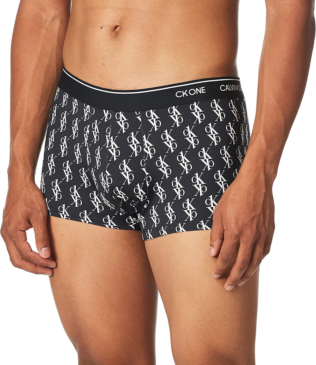 BOXER BRIEF-CONNECT LOGO PRINT_BLACK