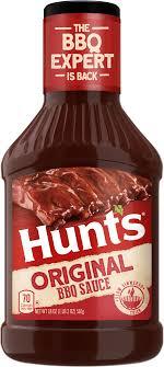 HUNTS BBQ SAUCE ORIGINAL 12/18OZ