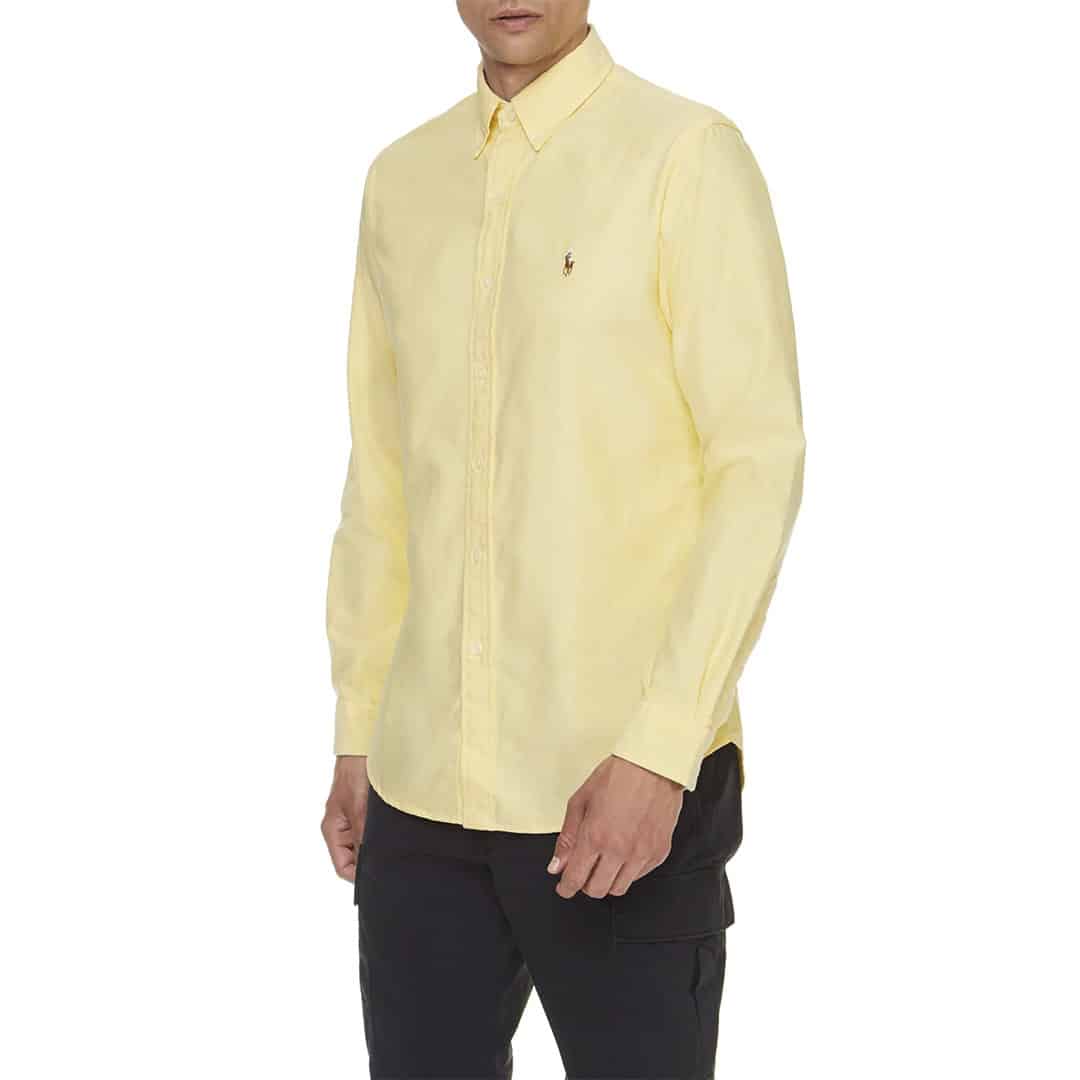 Camisa m/l-oxford custom-YELLOW OXFORD
