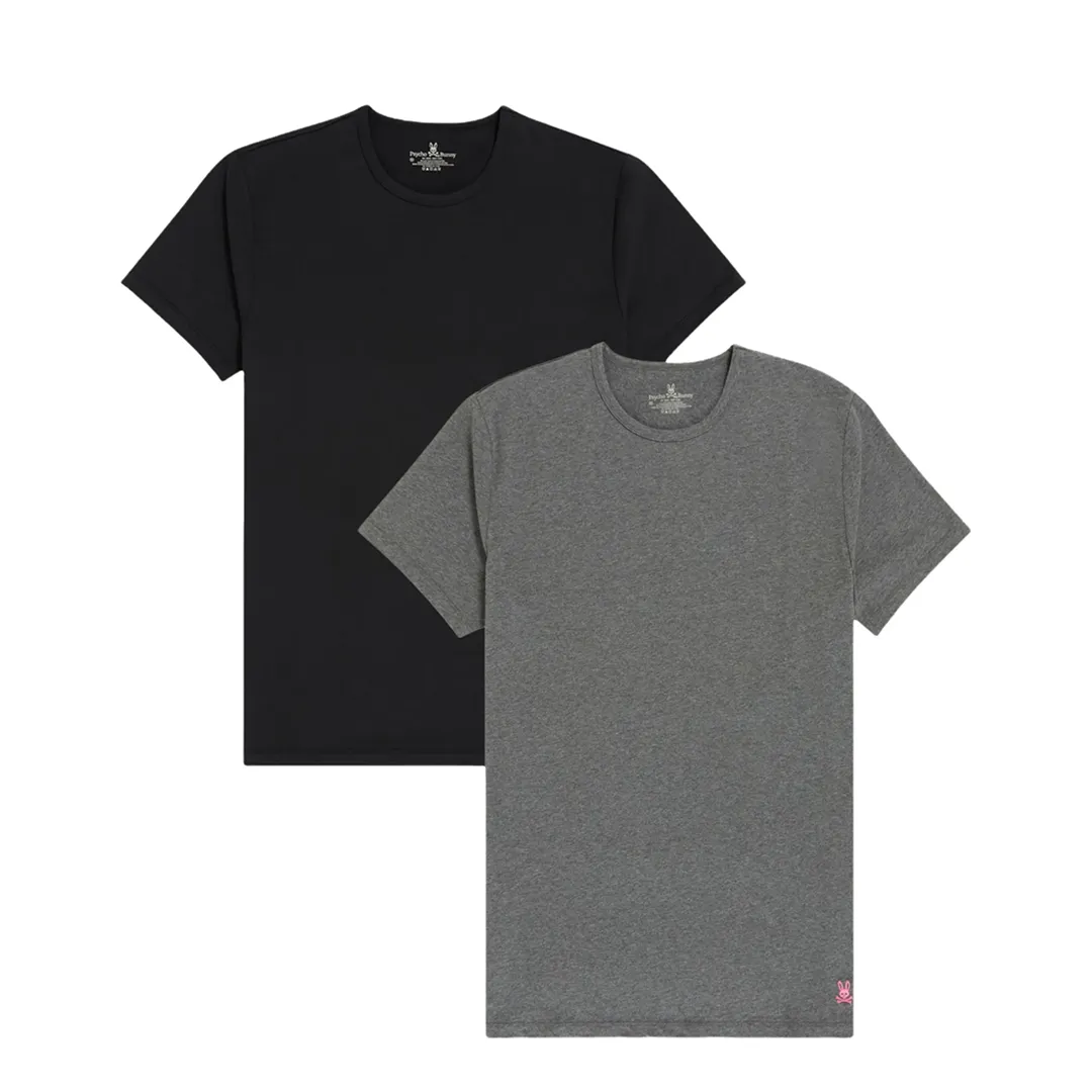 T-SHIRT PIJAMA CABALLERO-MIXED GREY BLACK