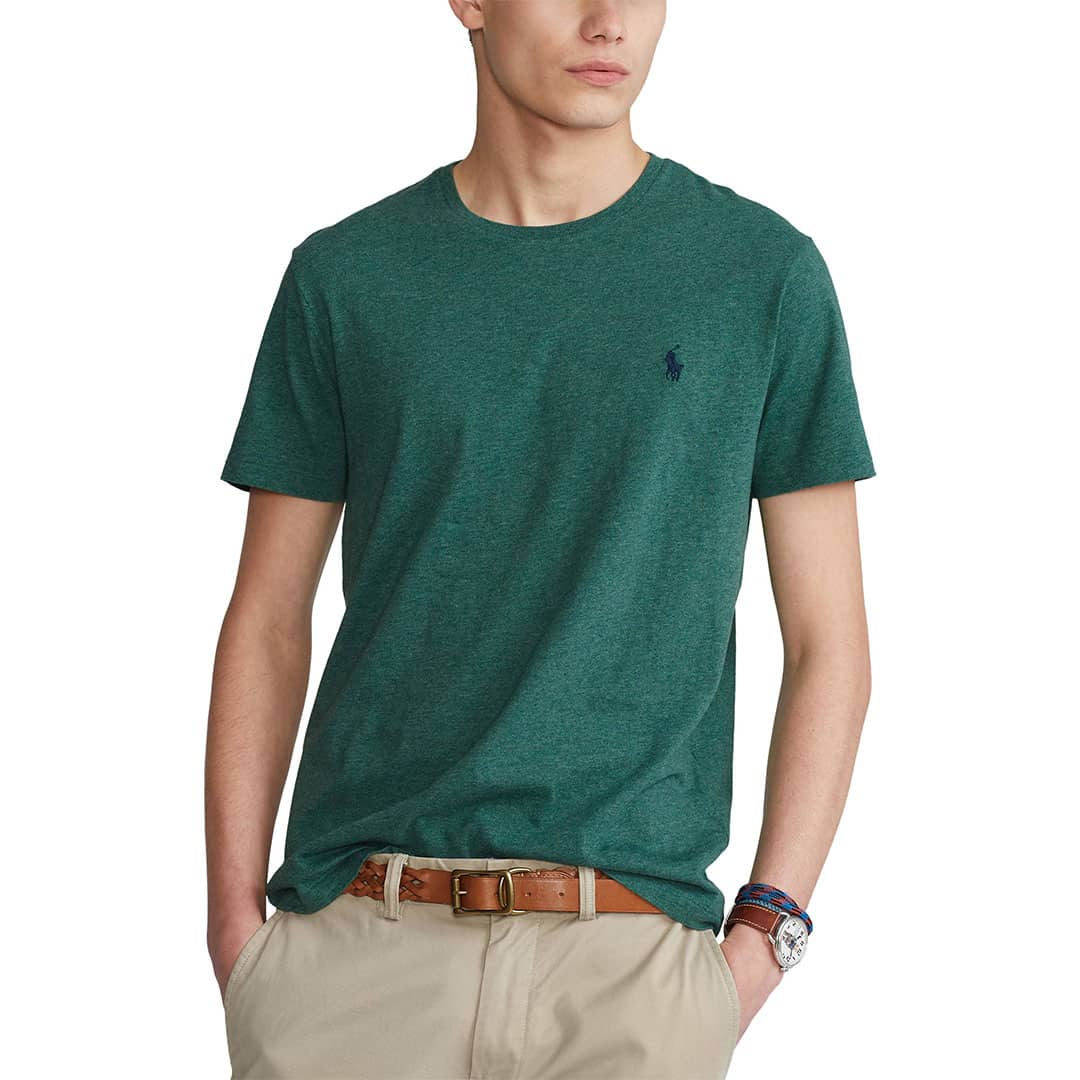 Tshirt C/Slim-VERANO GREEN HEATHER/C7587