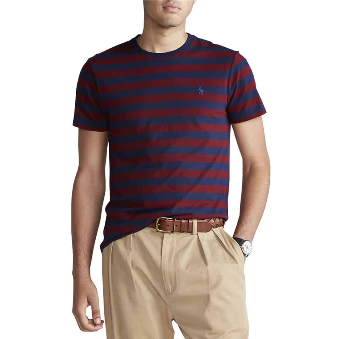 Tshirt C/Slim-CLASSIC WINE/FRENCH