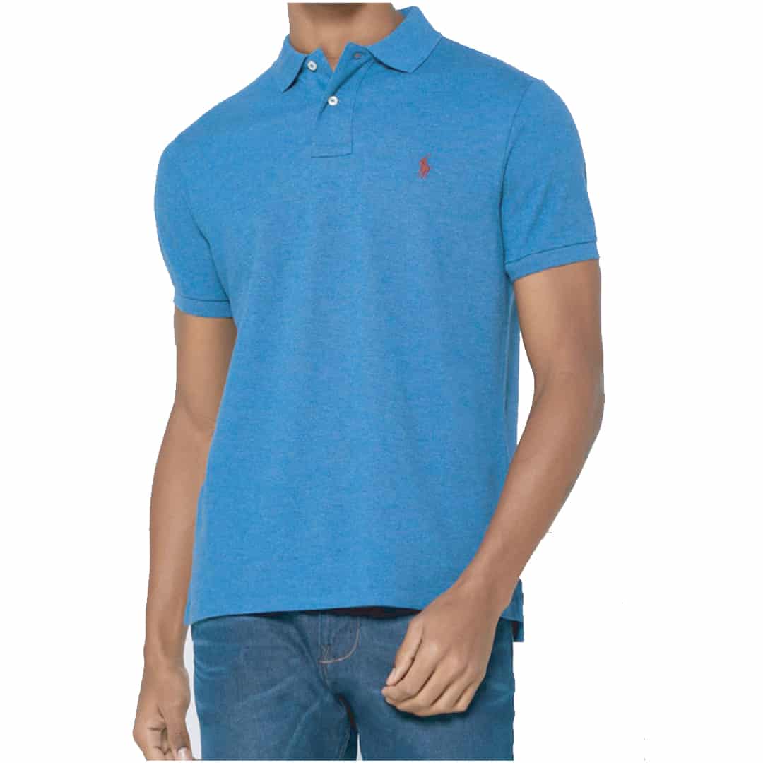 REMERA CUELLO POLO-ROYAL