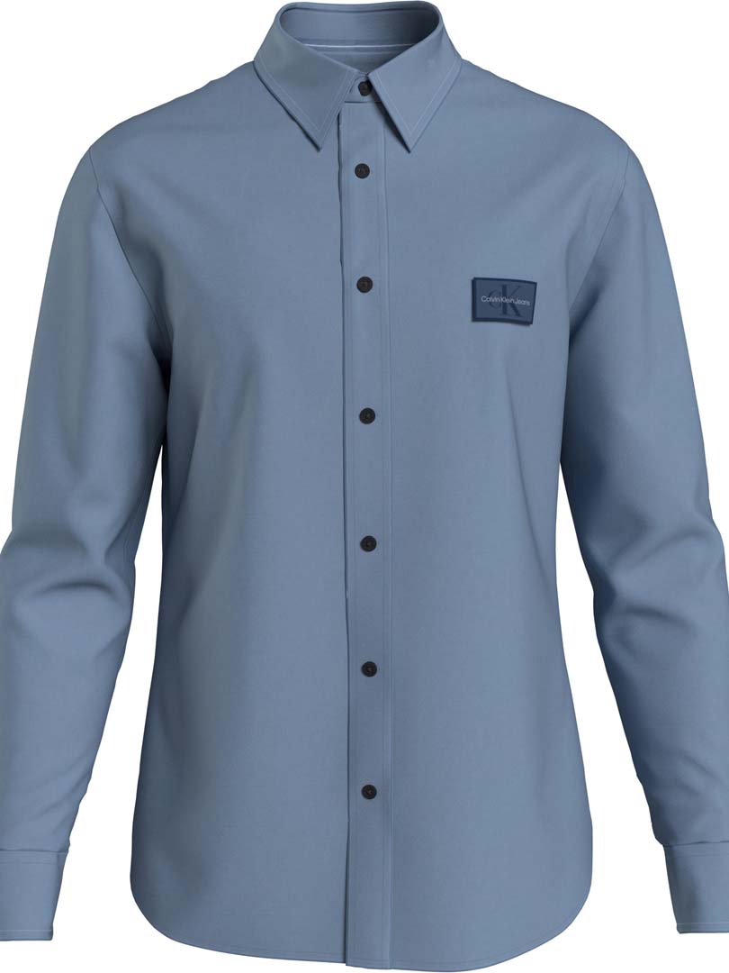CAMISA CAB M/L-ICELAND BLUE-S - S