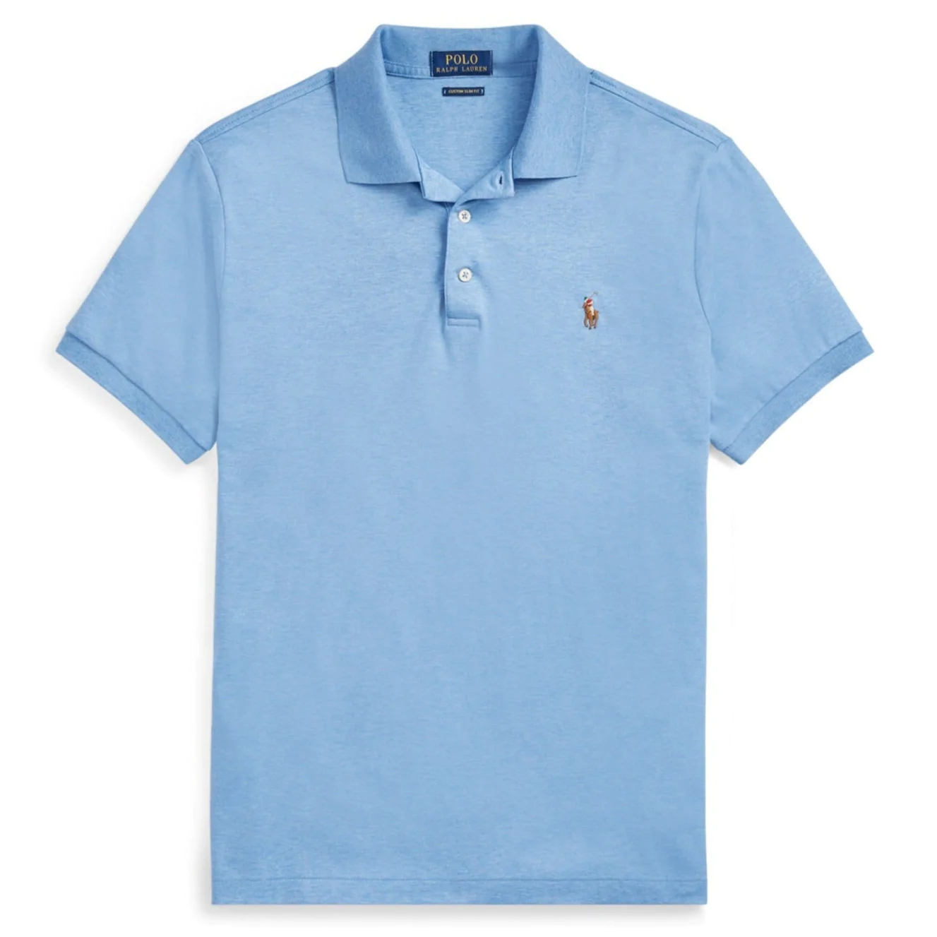 REMERA C/POLO INTER. JASP.-SOFT ROYAL HEATHER